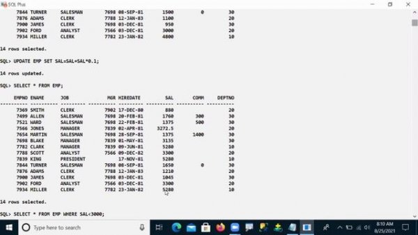 #ORACLE - PL SQL DEVELOPER FULL COURSE - OPERATORS (PART 1) - 16