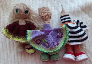 Вязанные куклы крючком (Обзор Мк О. Архиповой)
