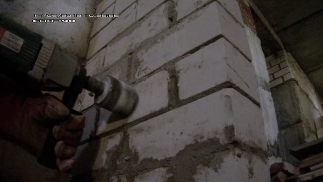 Бурение алмазной коронкой в кирпиче "на время". смотреть онлайн