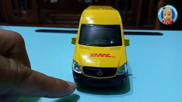 Unboxing Mobil Mobilan RMZ City Mercedes DHL# Mobil Pengiriman Barang/paket
