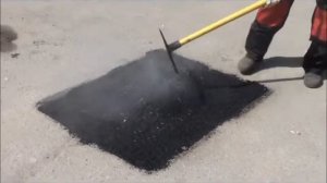 Ямочный ремонт асфальта инфракрасным оборудованием