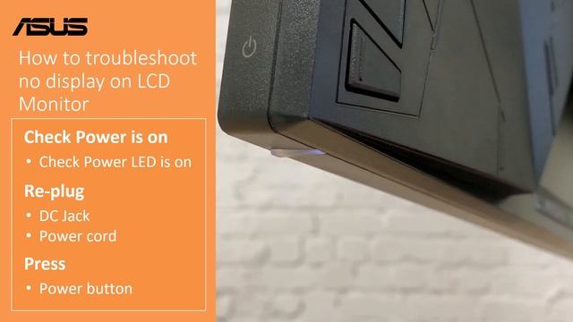 How to Troubleshoot No Display on LCD Monitor? | ASUS SUPPORT смотреть онлайн