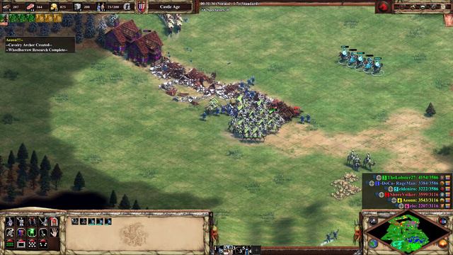 3v3 Lombardia: Huns Flank Revenge - Age of Empires 2 Definitive Edition смотреть онлайн