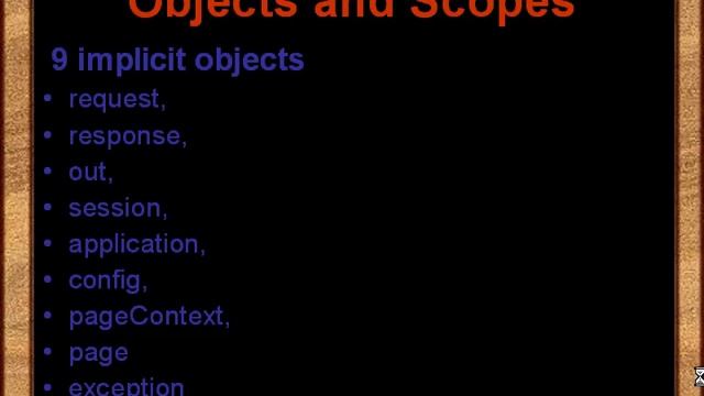 Встроенные объекты и области видимости в JSP. Урок 138 смотреть онлайн
