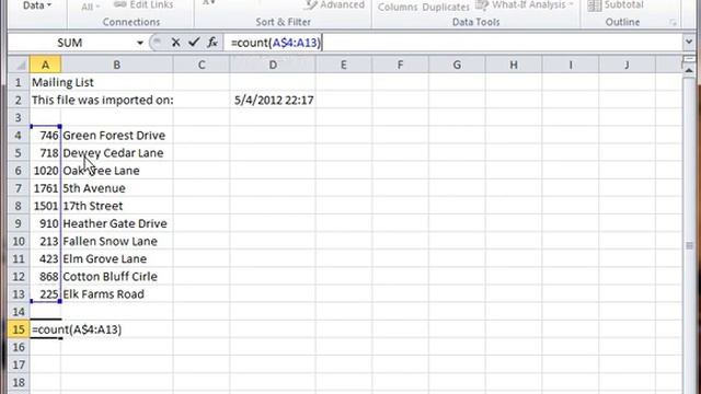 Excel 2010 VBA Tutorial 3: Relative Reference Macro смотреть онлайн