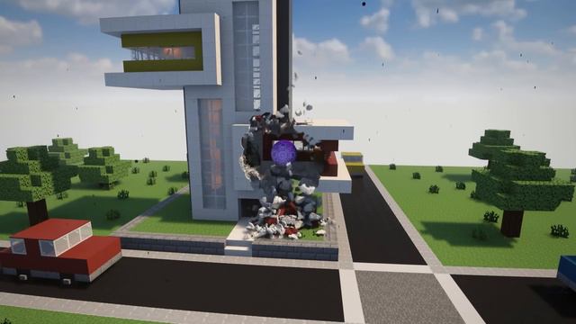 Purple Black Hole vs Minecraft Village (Wave Hole) | Teardown смотреть онлайн