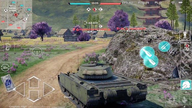 War Thunder Mobile: T44 😒🥰 смотреть онлайн