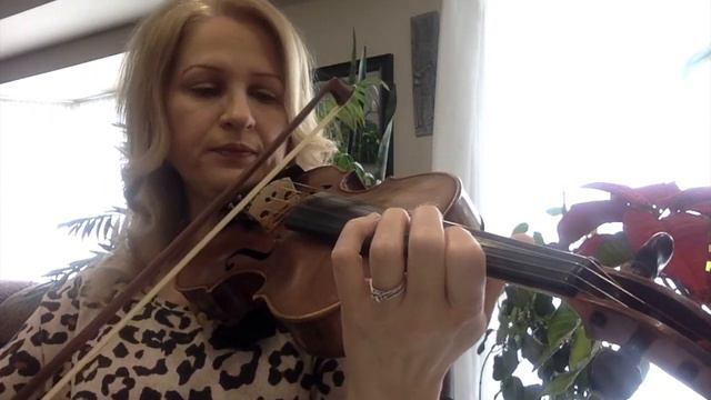 How To PLay D Harmonic Minor Scale In Two Octaves On The Violin смотреть онлайн