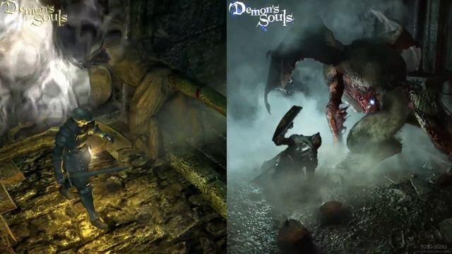 Demon's Souls Remake - All Bosses Model Comparison - Side by Side (Original vs Remake) смотреть онлайн