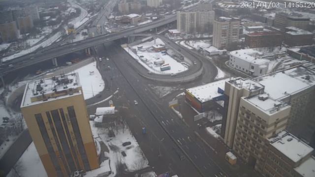 Москва - Нижегородская улица - веб камера 03.01.2021, 11:56