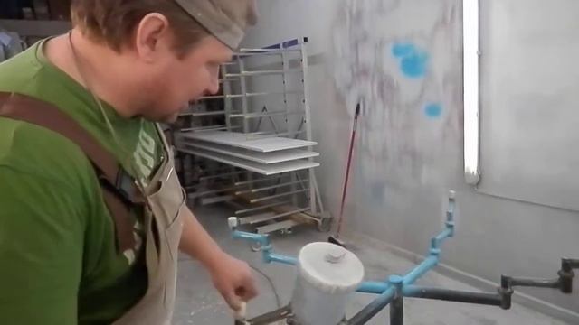 WOODMAN: Нанесение краски - сепаратор на малярный стенд. смотреть онлайн