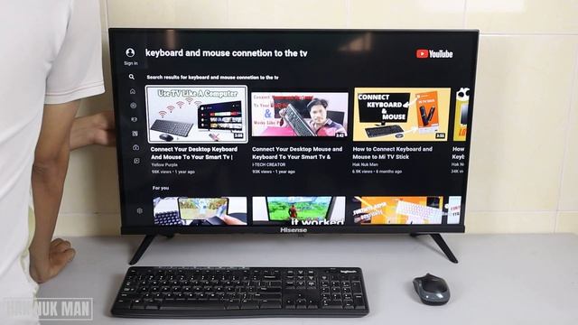 How to Connect Keyboard and Mouse to Hisense Smart TV | USB and Wireless смотреть онлайн