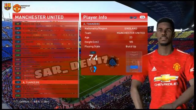 PES2017_Manchester United Facepack_SEASON 20/21 смотреть онлайн