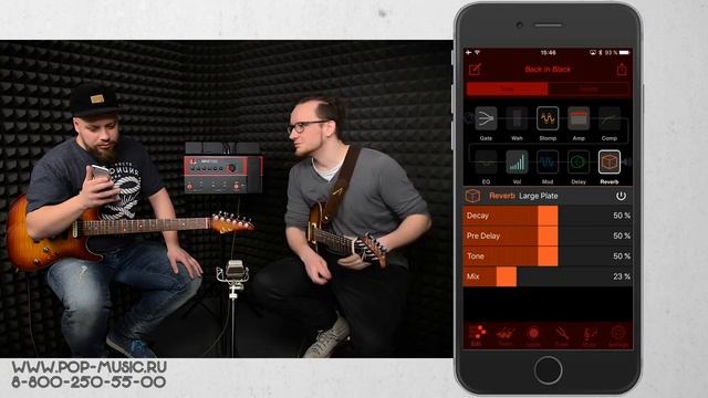 LINE 6 AMPLIFi FX100 - гитарный процессор управляемый с телефона смотреть онлайн