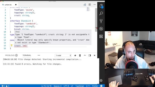 Advanced Typescript: Discriminated Unions смотреть онлайн