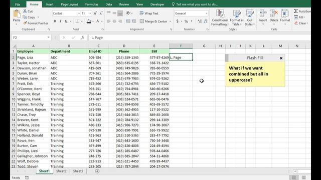 Flash Fill - Excel is Fun смотреть онлайн