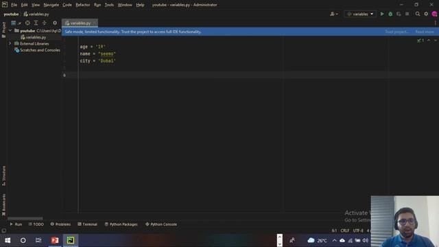 Start with Python 02 | Variables | Print Functions смотреть онлайн
