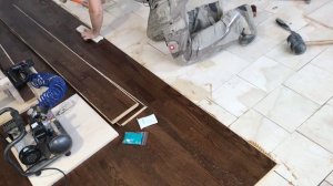 Укладка Паркетной Доски на Фанеру Клеим к Основанию на Клей SikaBond® T-45