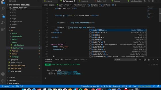 5- Vue.JS, Networking Api смотреть онлайн