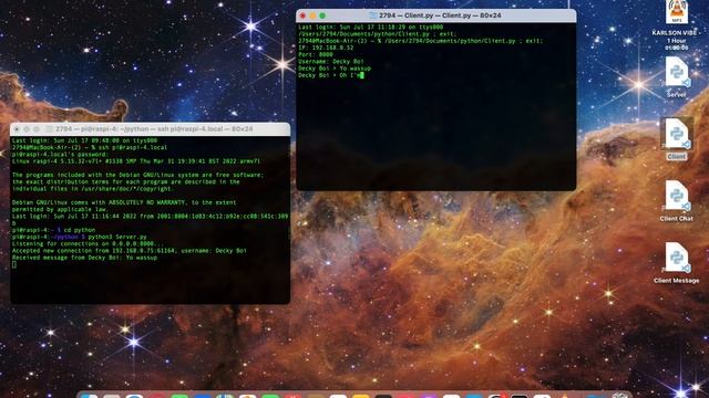 Showcase || Python Chat - Server and Client смотреть онлайн