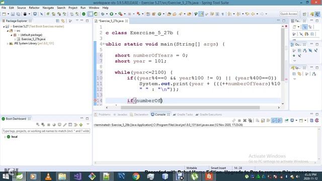 Introduction To Java Programming Exercise 5 27b смотреть онлайн