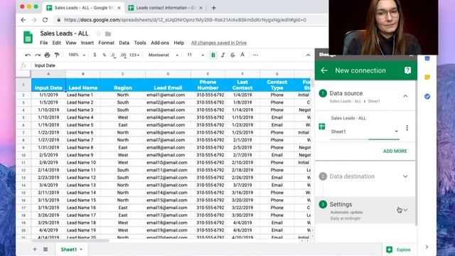 How to export specific columns in Google Sheets (updated version in description) смотреть онлайн