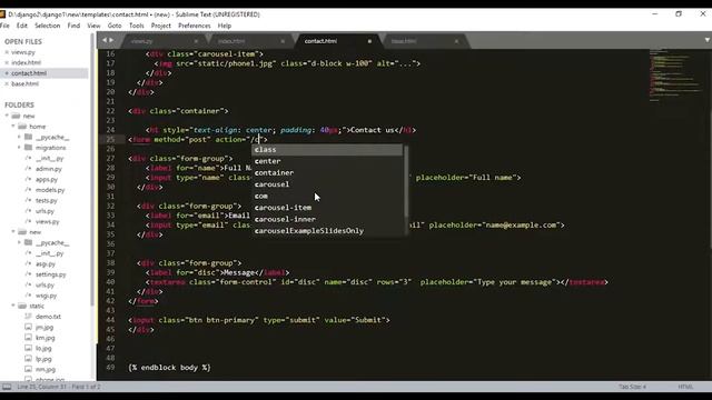 Create your first form and submit in database by using Django(Hindi) смотреть онлайн