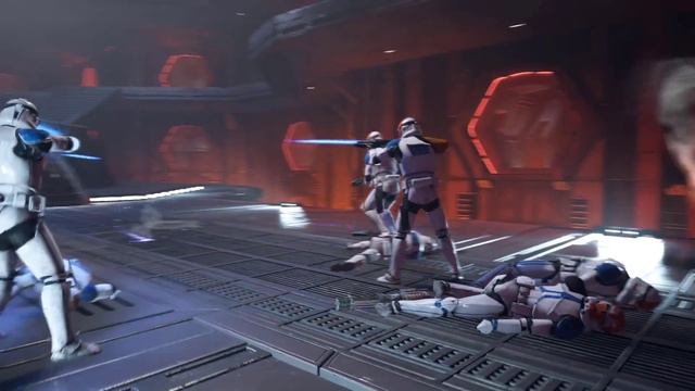 332nd Company Clone Troopers vs Shadow Troopers - STAR WARS JEDI FALLEN ORDER NPC Wars смотреть онлайн