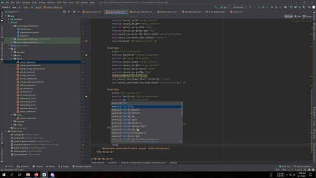 Create Food-E UI Figma Design to Android Studio - PART 4 смотреть онлайн