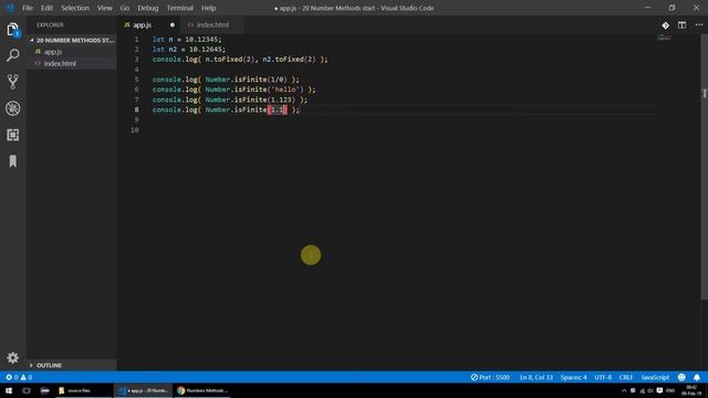 20 Number Methods - JavaScript Beginner to Developer 5 Projects Included смотреть онлайн