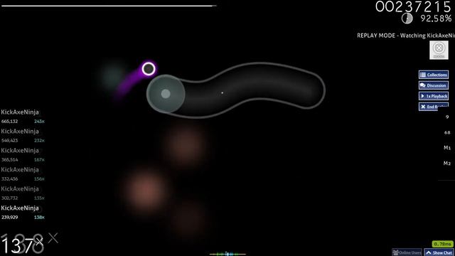 Osu! : BLANKFIELD - Falling Falls (Hard)