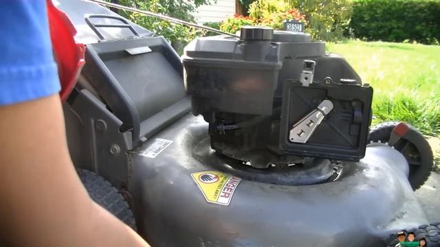 How to oil change Craftsman ( Briggs & Stratton ) Lawn Mower 6.5 HP 21 in смотреть онлайн
