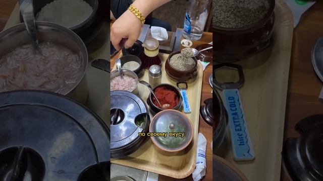 Суп с кровяной колбасой #корея #корейскаяеда #корейскаякухня #сундэ