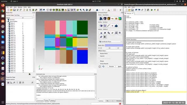 How to use Coreform Cubit and Python scripting to perform a refinement study (with openCFS) смотреть онлайн
