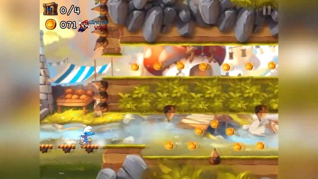 Smurfs Epic Run - [Level 12] IOS & Android game - Walkthrough Video HQ смотреть онлайн