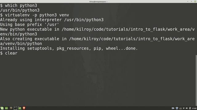 Beginner Flask 2: Setting up your environment смотреть онлайн