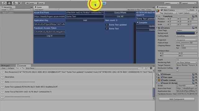 Azure Mobile Services in Unity3D using BitRave plugin смотреть онлайн