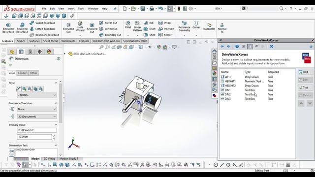 FULLY AUTOMATION IN DRIWORKS EXPRESS IN SOLDIWORKS смотреть онлайн