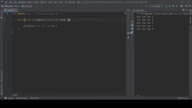 Belajar Kotlin Bahasa Indonesia -19. For Loops смотреть онлайн