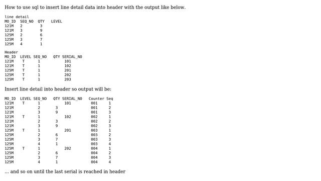 Insert data into oracle table with loop? смотреть онлайн
