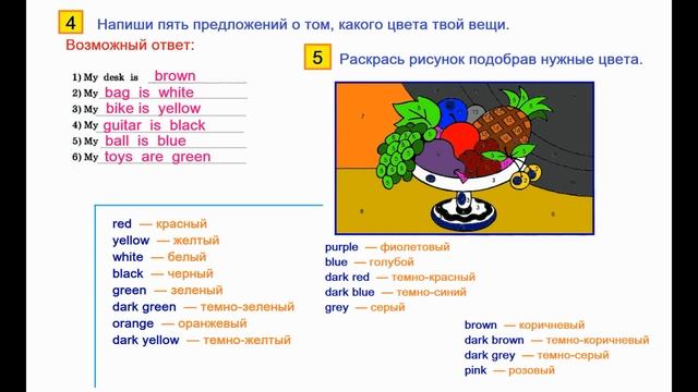 ГДЗ Английский язык 3 класс Страница.40  Рабочая тетрадь Афанасьева Михеева