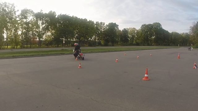 Gymkhana GP 2018 stage6 / Kunitsyn Honda Shadow VT1100 Sabre / heat 1 смотреть онлайн