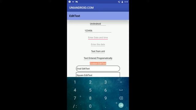 Android | EditText Widget смотреть онлайн