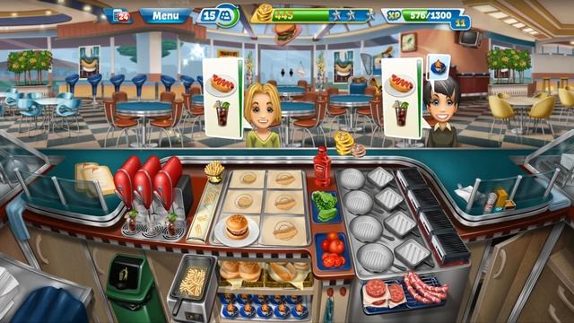 Cooking Fever: Gameplay Walkthrough Part 8 - Fast Food Court Level 36-40 (iOS, Android) смотреть онлайн
