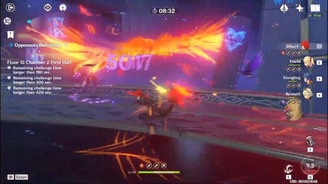 Turbo Diluc ft. Hu Tao Team Spiral Abyss Floor 12 | Genshin Impact смотреть онлайн