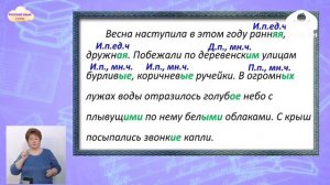4-класс | Русский язык |Дательный и творительный падежи имён прилагательных в форме множ-го числа