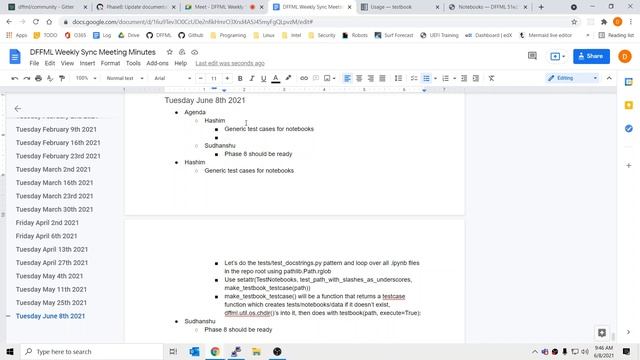 Weekly Sync 2021-06-08 смотреть онлайн