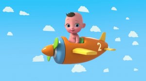 10 Самолётиков и и Сборник песенок НУНУ - Песенки для детей.