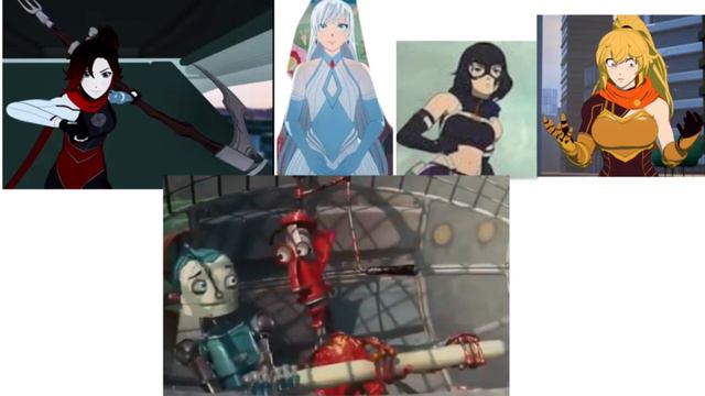 Rodney Copperbottom (me) and fender pinwheeer loves the designs of team RWBY for JLx RWBY part 2 смотреть онлайн