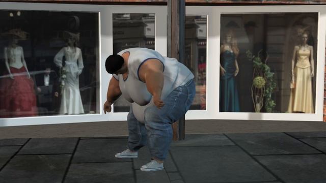 The Heavy Walk - Male Weight Gain Animation смотреть онлайн